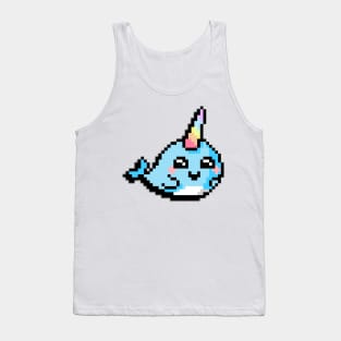 Pixel Art Narwhal Tank Top